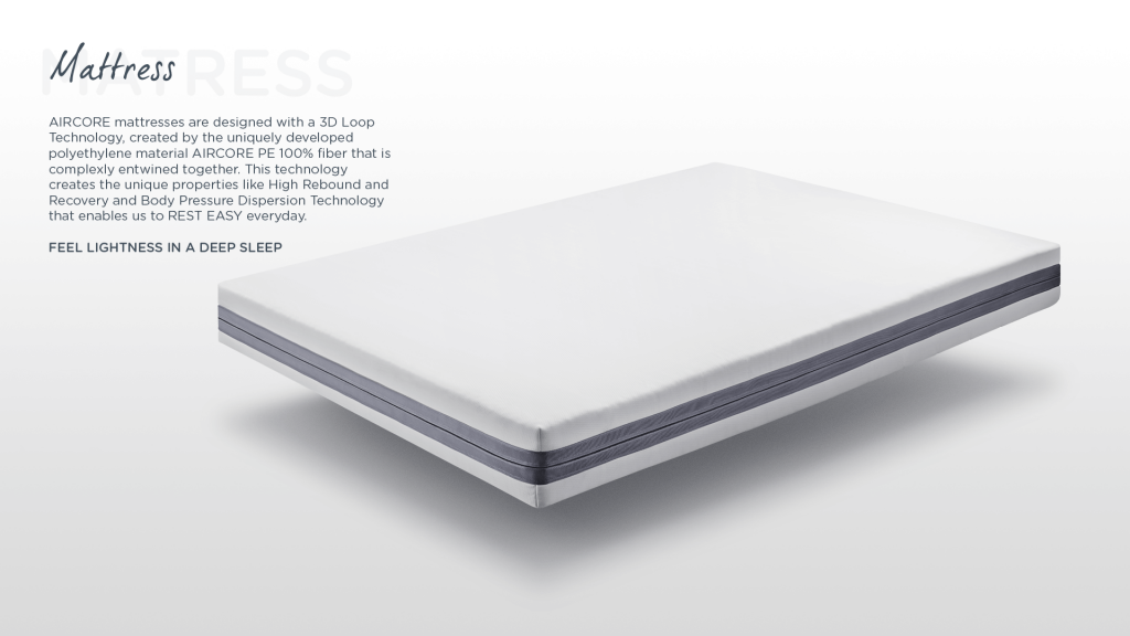 Air clearance core mattress